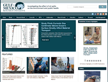 Tablet Screenshot of gulfresearchinitiative.org
